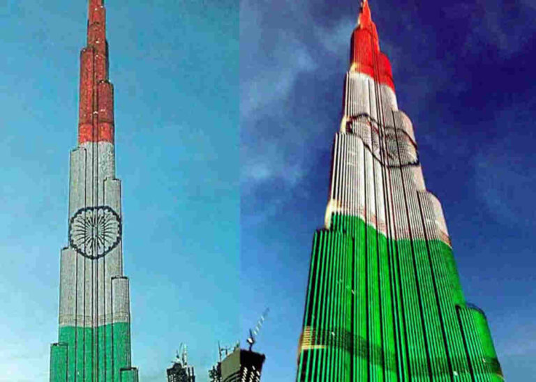 Dubai Burj Khalifa Indian Flag 2023: भारत की महिमा दुबई के क्षितिज को रोशन कर रही है